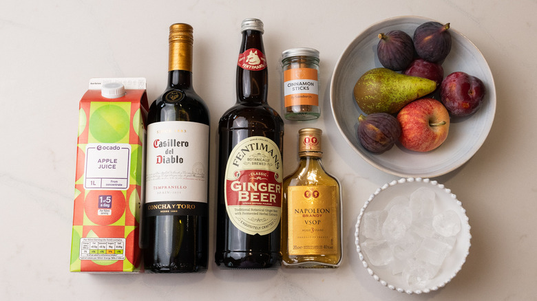 fall-worthy red sangria ingredients