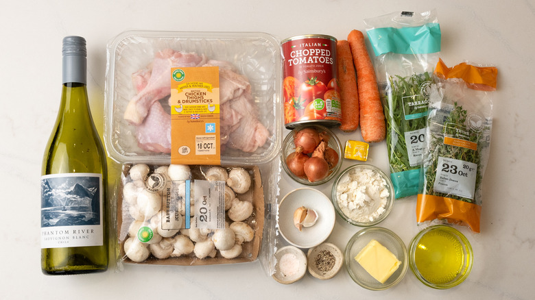 French-style chicken chasseur