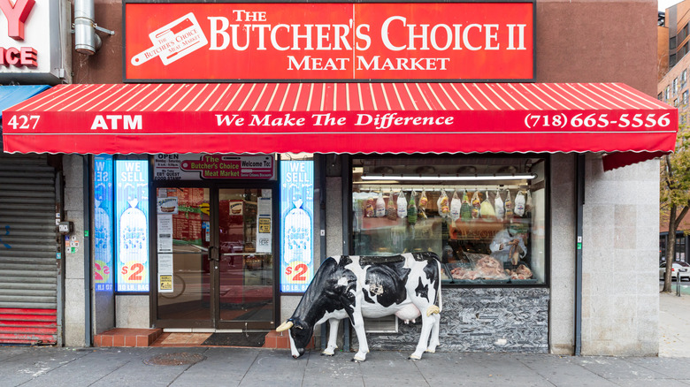Butcher shop in New York