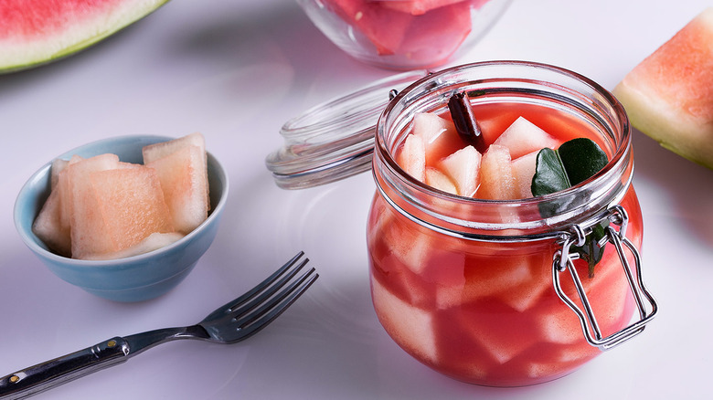 Pickled Watermelon Rind