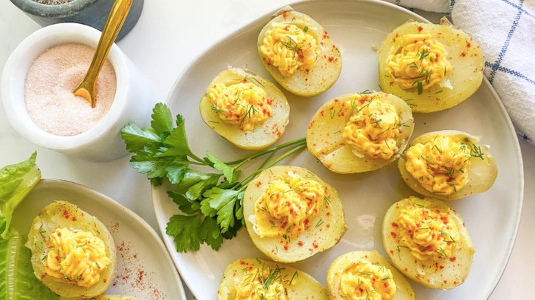 vegan deviled eggs