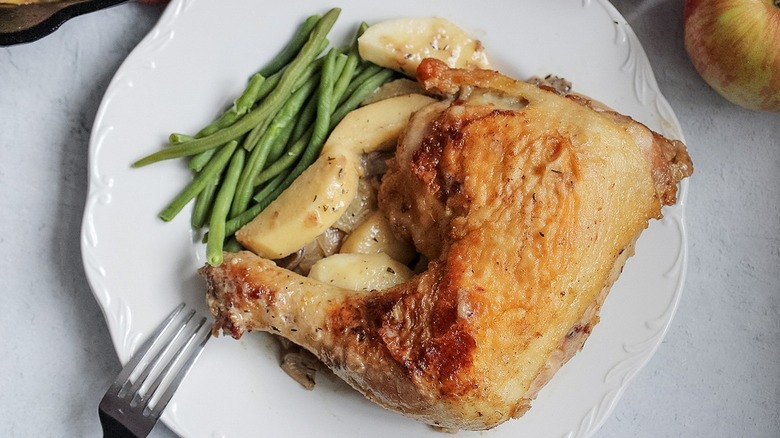 chicken with green beans