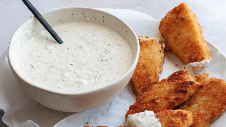 tartar sauce in a bowl