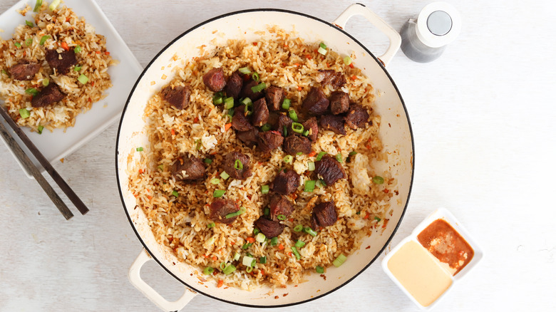hibachi steak fried rice