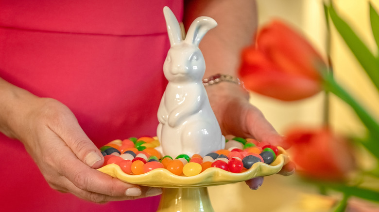Jelly beans and easter bunny