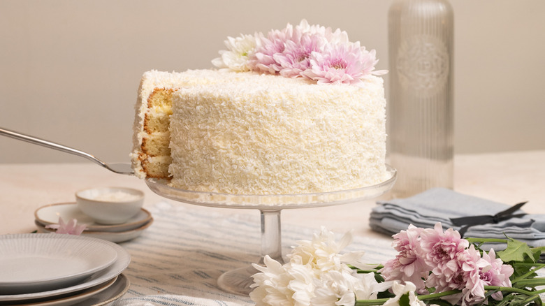 super coconut layer cake