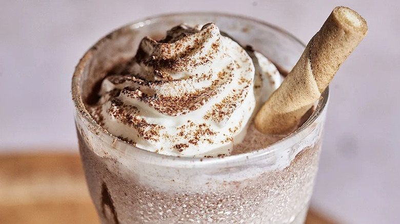 frozen mudslide in a glass