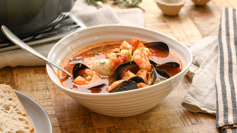 Italian fish and tomato stew
