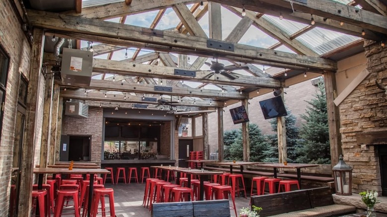 Frontier Chicago's beer garden