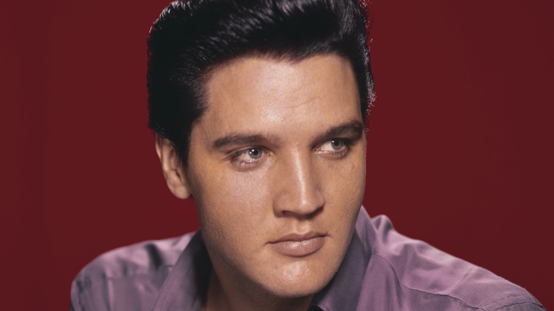 Portrait of Elvis Presley