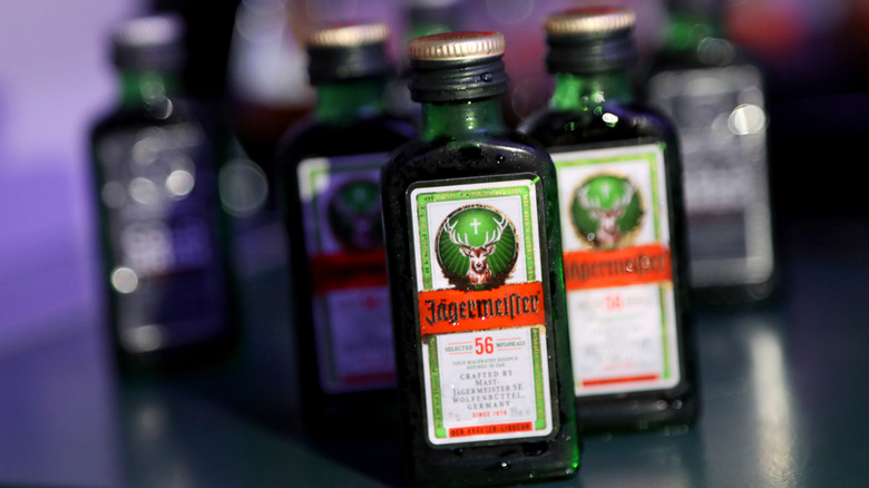 Bottles of Jägermeister
