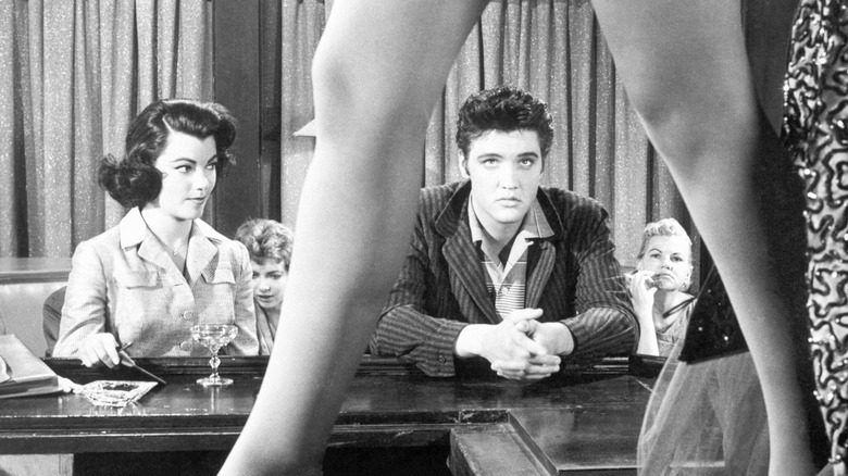 Elvis Presley in bar scene from 
