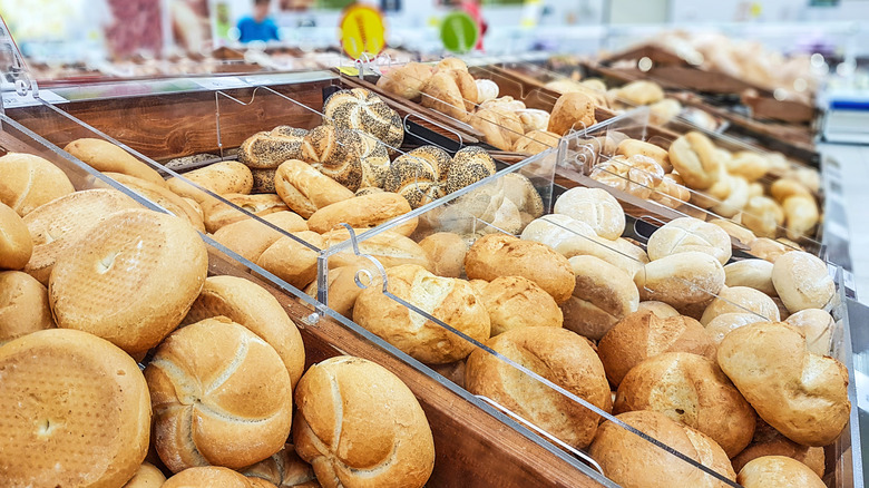 baked goods at a grocery store