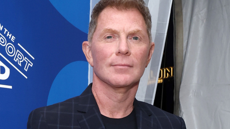 Chef Bobby Flayposing