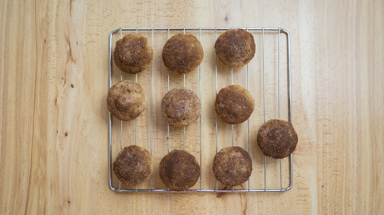 dirt bombs on wire rack