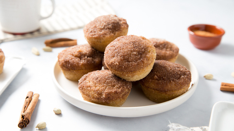 dirt bomb muffins on table