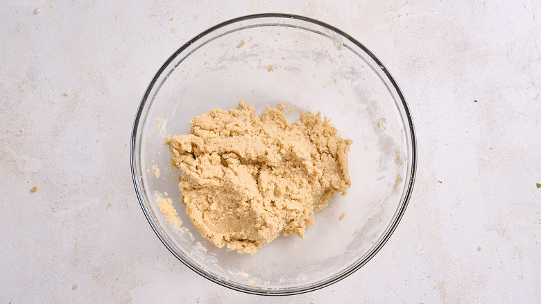 Cookie dough in bowl