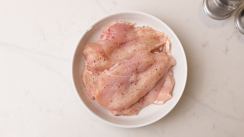 seasoned chicken in a bowl