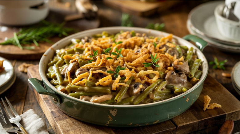 Classic green bean casserole
