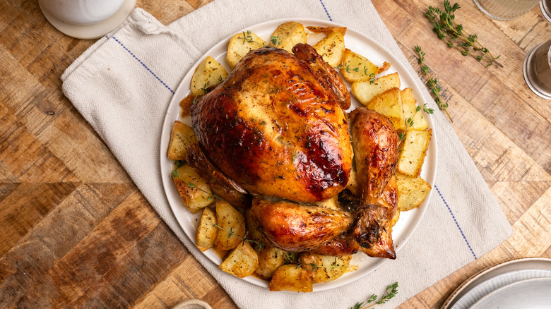 maple butter roast chicken